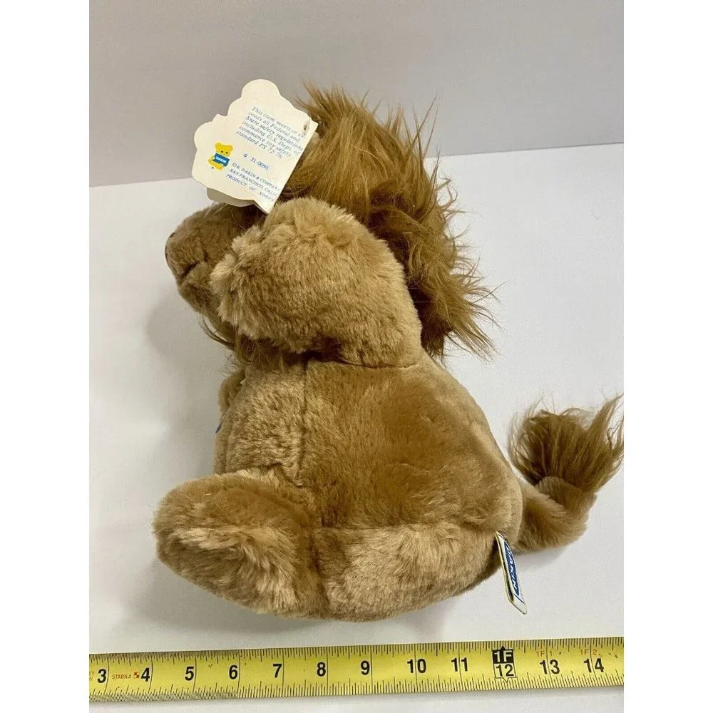 Dakin Ludicrous Lion Plush Nature Babies Stuffed Animal Vintage 1982‎ 10” READ